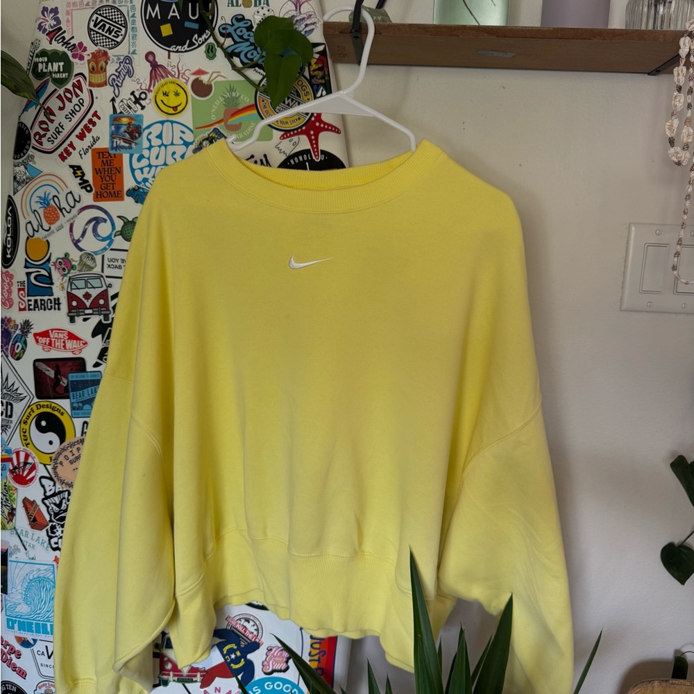 Nike Yellow Sweatshirt